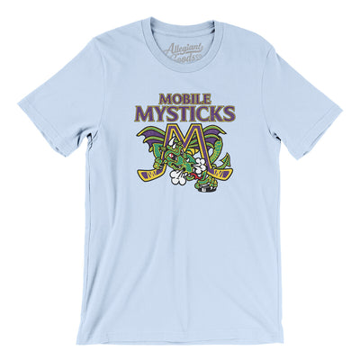 Mobile Mysticks Men/Unisex T-Shirt-Light Blue-Allegiant Goods Co. Vintage Sports Apparel