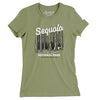 Sequoia National Park Women's T-Shirt-Light Olive-Allegiant Goods Co. Vintage Sports Apparel