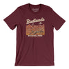 Badlands National Park Men/Unisex T-Shirt-Maroon-Allegiant Goods Co. Vintage Sports Apparel