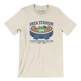 Shea Stadium Men/Unisex T-Shirt-Natural-Allegiant Goods Co. Vintage Sports Apparel