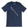 Seattle Hockey Jersey Men/Unisex T-Shirt-Navy-Allegiant Goods Co. Vintage Sports Apparel