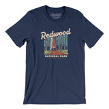 Redwood National Park Men/Unisex T-Shirt-Navy-Allegiant Goods Co. Vintage Sports Apparel