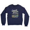 Great Basin National Park Midweight French Terry Crewneck Sweatshirt-Navy-Allegiant Goods Co. Vintage Sports Apparel