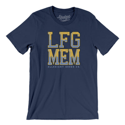 Lfg Mem Men/Unisex T-Shirt-Navy-Allegiant Goods Co. Vintage Sports Apparel