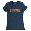 Chicago Varsity Women's T-Shirt-Navy-Allegiant Goods Co. Vintage Sports Apparel