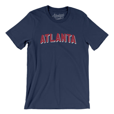 Atlanta Varsity Men/Unisex T-Shirt-Navy-Allegiant Goods Co. Vintage Sports Apparel