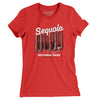 Sequoia National Park Women's T-Shirt-Red-Allegiant Goods Co. Vintage Sports Apparel
