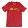 Atlanta Varsity Men/Unisex T-Shirt-Red-Allegiant Goods Co. Vintage Sports Apparel