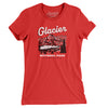 Glacier National Park Women's T-Shirt-Red-Allegiant Goods Co. Vintage Sports Apparel