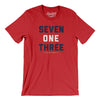 Houston 713 Men/Unisex T-Shirt-Red-Allegiant Goods Co. Vintage Sports Apparel