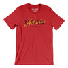 Atlanta Overprint Men/Unisex T-Shirt-Red-Allegiant Goods Co. Vintage Sports Apparel