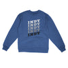 Indy Vintage Repeat Midweight Crewneck Sweatshirt-Royal Heather-Allegiant Goods Co. Vintage Sports Apparel