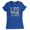 Lfg Tor Women's T-Shirt-Royal-Allegiant Goods Co. Vintage Sports Apparel