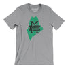Maine Home State Men/Unisex T-Shirt-Athletic Heather-Allegiant Goods Co. Vintage Sports Apparel