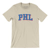 Phl Varsity Men/Unisex T-Shirt-Soft Cream-Allegiant Goods Co. Vintage Sports Apparel