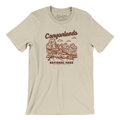 Canyonlands National Park Men/Unisex T-Shirt-Soft Cream-Allegiant Goods Co. Vintage Sports Apparel