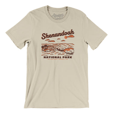 Shenandoah National Park Men/Unisex T-Shirt-Soft Cream-Allegiant Goods Co. Vintage Sports Apparel