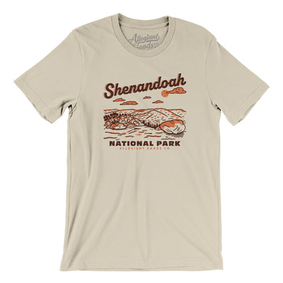 Shenandoah National Park Men/Unisex T-Shirt-Soft Cream-Allegiant Goods Co. Vintage Sports Apparel