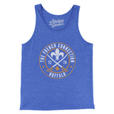 The French Connection Men/Unisex Tank Top-True Royal TriBlend-Allegiant Goods Co. Vintage Sports Apparel