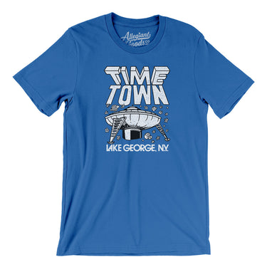 Lake George Time Town Men/Unisex T-Shirt-True Royal-Allegiant Goods Co. Vintage Sports Apparel