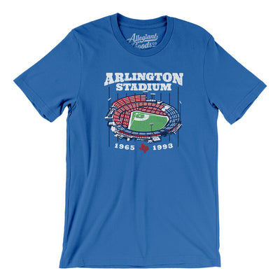 Arlington Stadium Men/Unisex T-Shirt-True Royal-Allegiant Goods Co. Vintage Sports Apparel