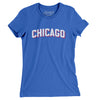 Chicago Varsity Women's T-Shirt-True Royal-Allegiant Goods Co. Vintage Sports Apparel