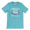 Charlotte Coliseum Men/Unisex T-Shirt-Turquoise-Allegiant Goods Co. Vintage Sports Apparel