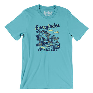 Everglades National Park Men/Unisex T-Shirt-Turquoise-Allegiant Goods Co. Vintage Sports Apparel