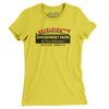 Excelsior Amusement Park Women's T-Shirt-Vibrant Yellow-Allegiant Goods Co. Vintage Sports Apparel