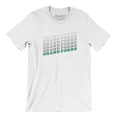 Grand Forks Vintage Repeat Men/Unisex T-Shirt-White-Allegiant Goods Co. Vintage Sports Apparel