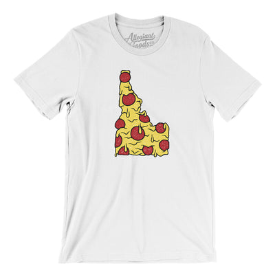 Idaho Pizza State Men/Unisex T-Shirt-White-Allegiant Goods Co. Vintage Sports Apparel