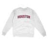 Houston Varsity Midweight Crewneck Sweatshirt-White-Allegiant Goods Co. Vintage Sports Apparel