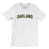 Oakland Varsity Men/Unisex T-Shirt-White-Allegiant Goods Co. Vintage Sports Apparel