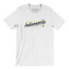 Indianapolis Retro Men/Unisex T-Shirt-White-Allegiant Goods Co. Vintage Sports Apparel