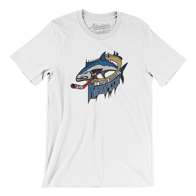 Baton Rouge Kingfish Men/Unisex T-Shirt-White-Allegiant Goods Co. Vintage Sports Apparel