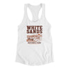 White Sands National Park Women's Racerback Tank-White-Allegiant Goods Co. Vintage Sports Apparel