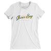Green Bay Overprint Women's T-Shirt-White-Allegiant Goods Co. Vintage Sports Apparel