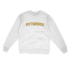 Pittsburgh Varsity Midweight Crewneck Sweatshirt-White-Allegiant Goods Co. Vintage Sports Apparel