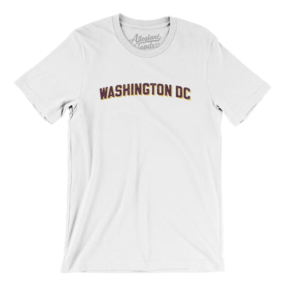 Washington Dc Varsity Men/Unisex T-Shirt-White-Allegiant Goods Co. Vintage Sports Apparel