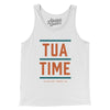 Tua Time Men/Unisex Tank Top-White-Allegiant Goods Co. Vintage Sports Apparel