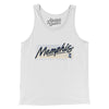 Memphis Retro Men/Unisex Tank Top-White-Allegiant Goods Co. Vintage Sports Apparel