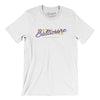 Baltimore Overprint Men/Unisex T-Shirt-White-Allegiant Goods Co. Vintage Sports Apparel