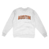 Austin Varsity Midweight Crewneck Sweatshirt-White-Allegiant Goods Co. Vintage Sports Apparel