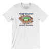 Tiger Stadium Men/Unisex T-Shirt-White-Allegiant Goods Co. Vintage Sports Apparel