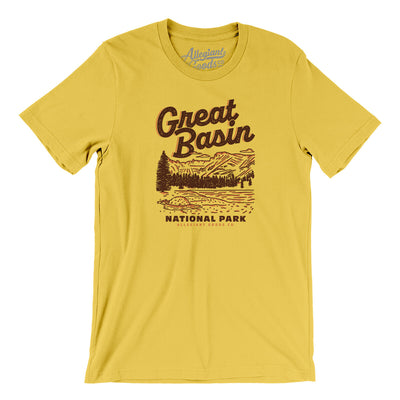 Great Basin National Park Men/Unisex T-Shirt-Yellow-Allegiant Goods Co. Vintage Sports Apparel