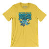 Mohawk Valley Prowlers Men/Unisex T-Shirt-Yellow-Allegiant Goods Co. Vintage Sports Apparel
