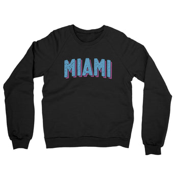 Miami Varsity Midweight Crewneck Sweatshirt-Allegiant Goods Co. Vintage Sports Apparel