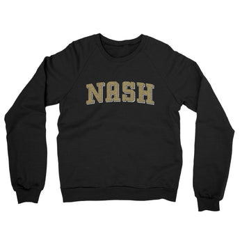 Nash Varsity Midweight Crewneck Sweatshirt-Allegiant Goods Co. Vintage Sports Apparel