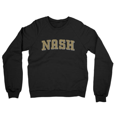 Nash Varsity Midweight Crewneck Sweatshirt-Allegiant Goods Co. Vintage Sports Apparel