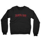 Tampa Bay Varsity Midweight Crewneck Sweatshirt-Black-Allegiant Goods Co. Vintage Sports Apparel